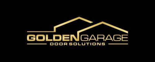 The golden garage door solution logo